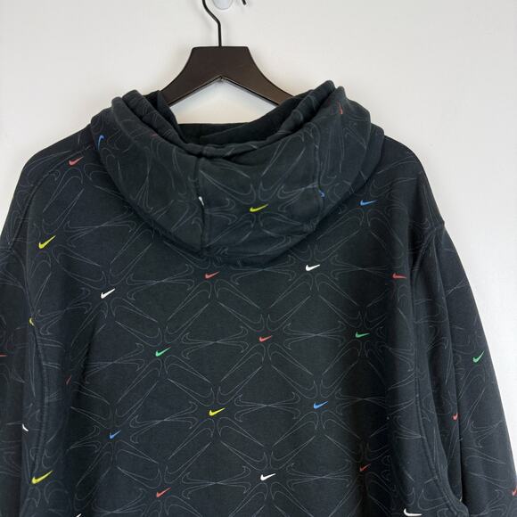 Nike Mens Hoodie Fleece Black G1 God First Phil 4:13 - 2XL XXL - Picture 9 of 11